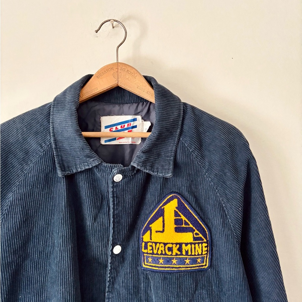 1980’s “Levack Mine” Corduroy Varsity - Picture 2 of 2